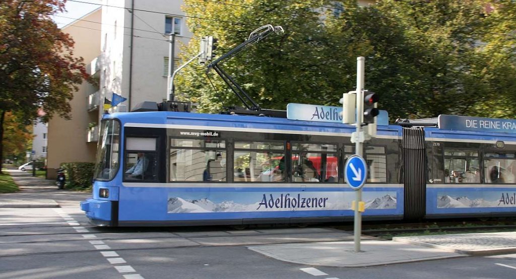Straßenbahn der MVG, Foto Matthias Niessner